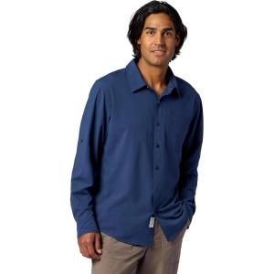 MARMOT Men’s Airexchange Long Sleeve Shirt(Nightfall Navy)