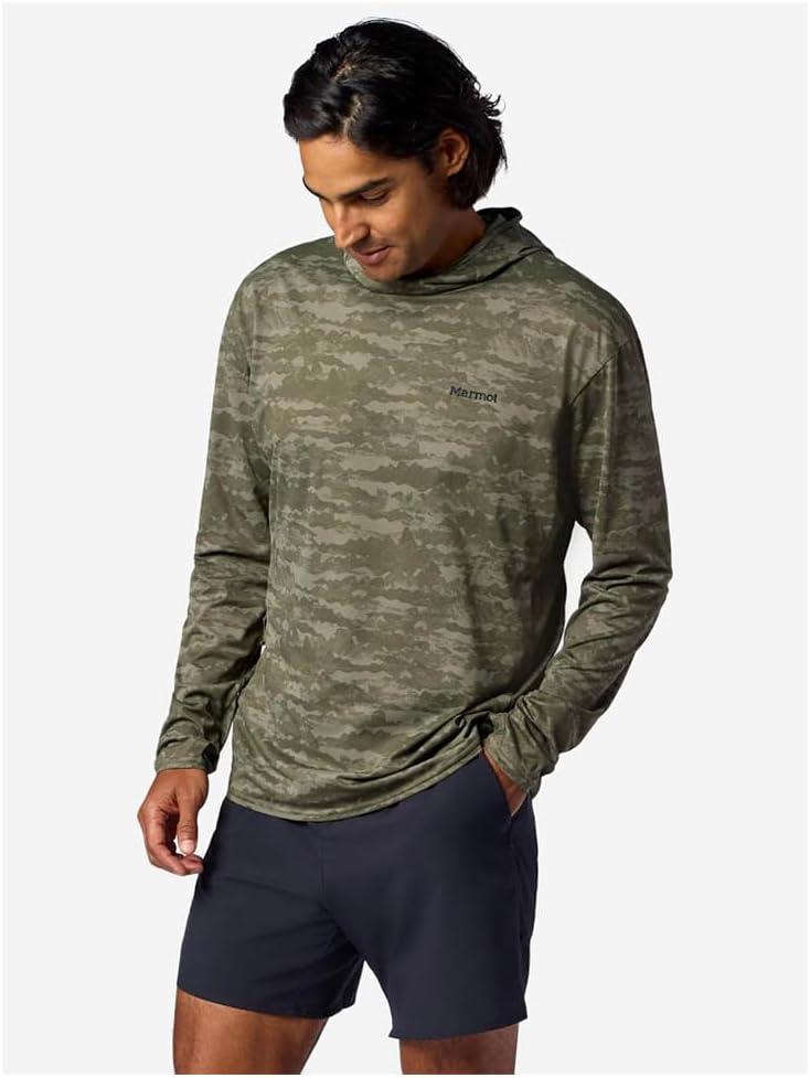 imageMARMOT Mens Airexchange Upf 50 HoodyOlive Grove Lagos