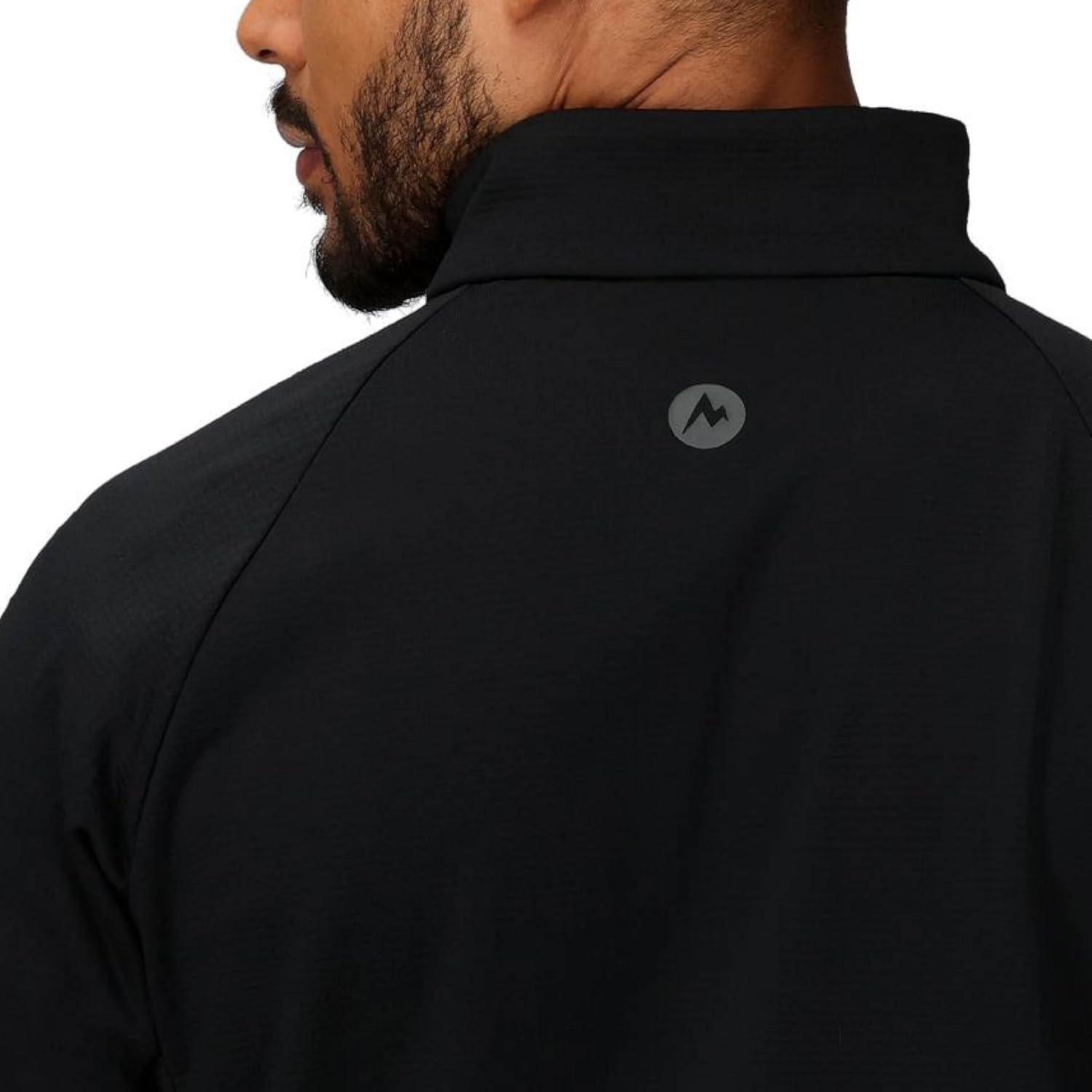 imageMARMOT Mens Leconte Fleece 12 Zip Pullover JacketBlack