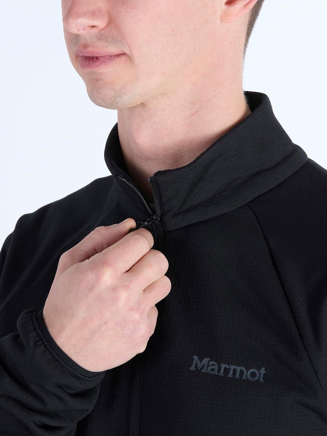 imageMARMOT Mens Leconte Fleece 12 Zip Pullover JacketBlack