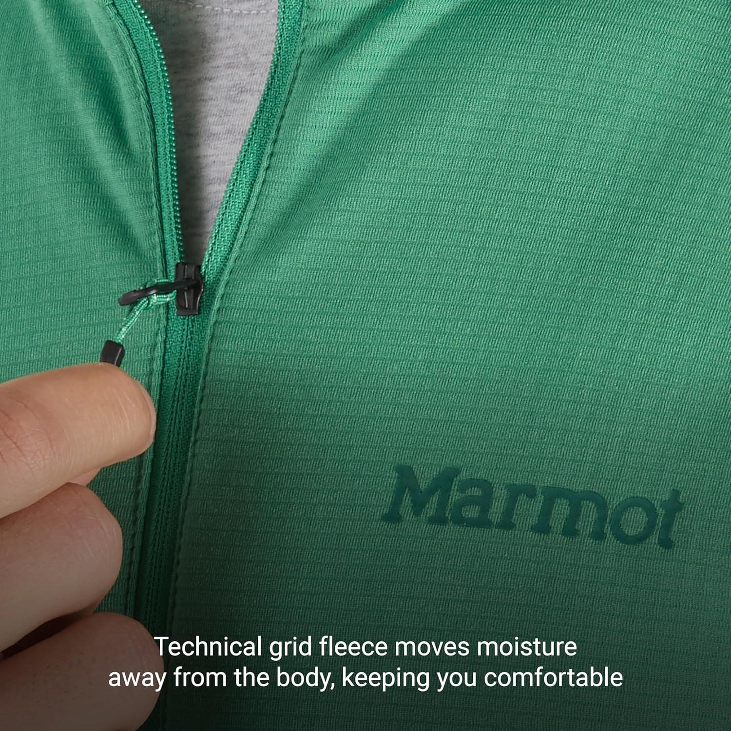imageMARMOT Mens Leconte Fleece 12 Zip Pullover JacketClover