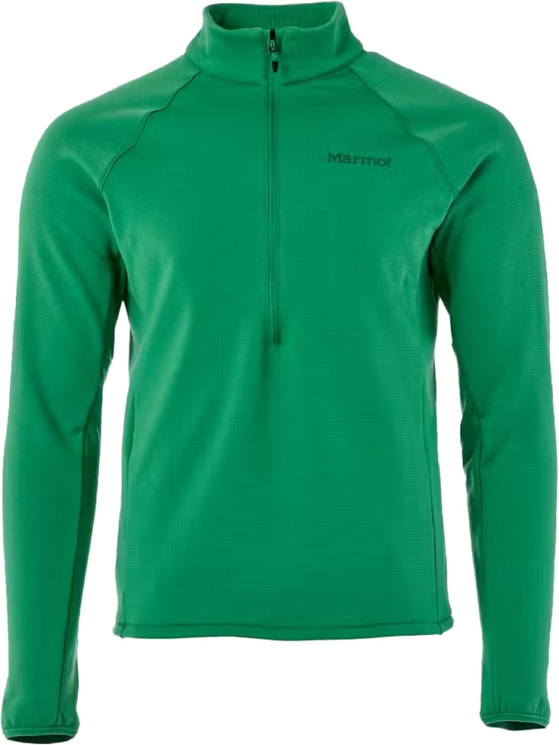 imageMARMOT Mens Leconte Fleece 12 Zip Pullover JacketClover