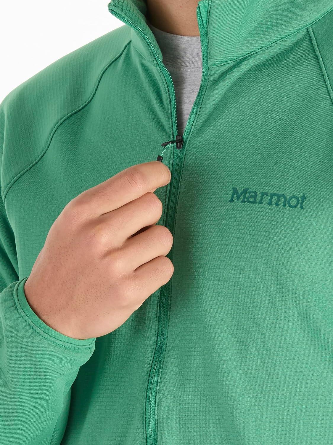 imageMARMOT Mens Leconte Fleece 12 Zip Pullover JacketClover