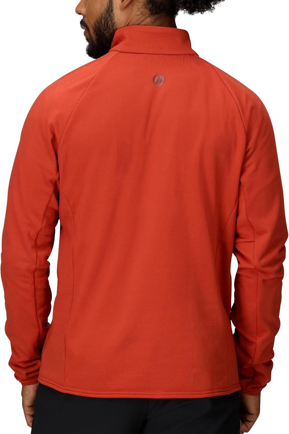imageMARMOT Mens Leconte Fleece 12 Zip Pullover JacketSumac