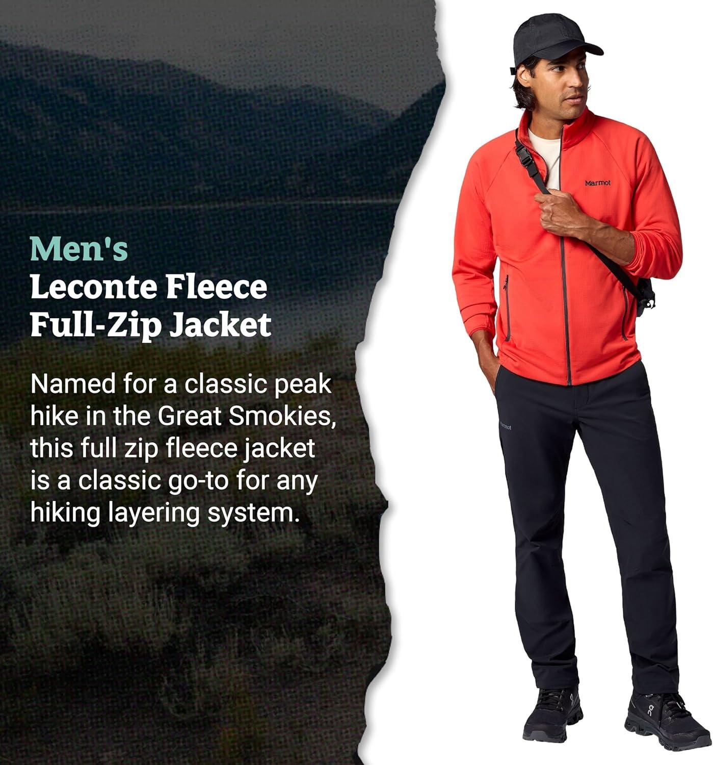 imageMARMOT Mens Leconte Fleece JacketBrick Red