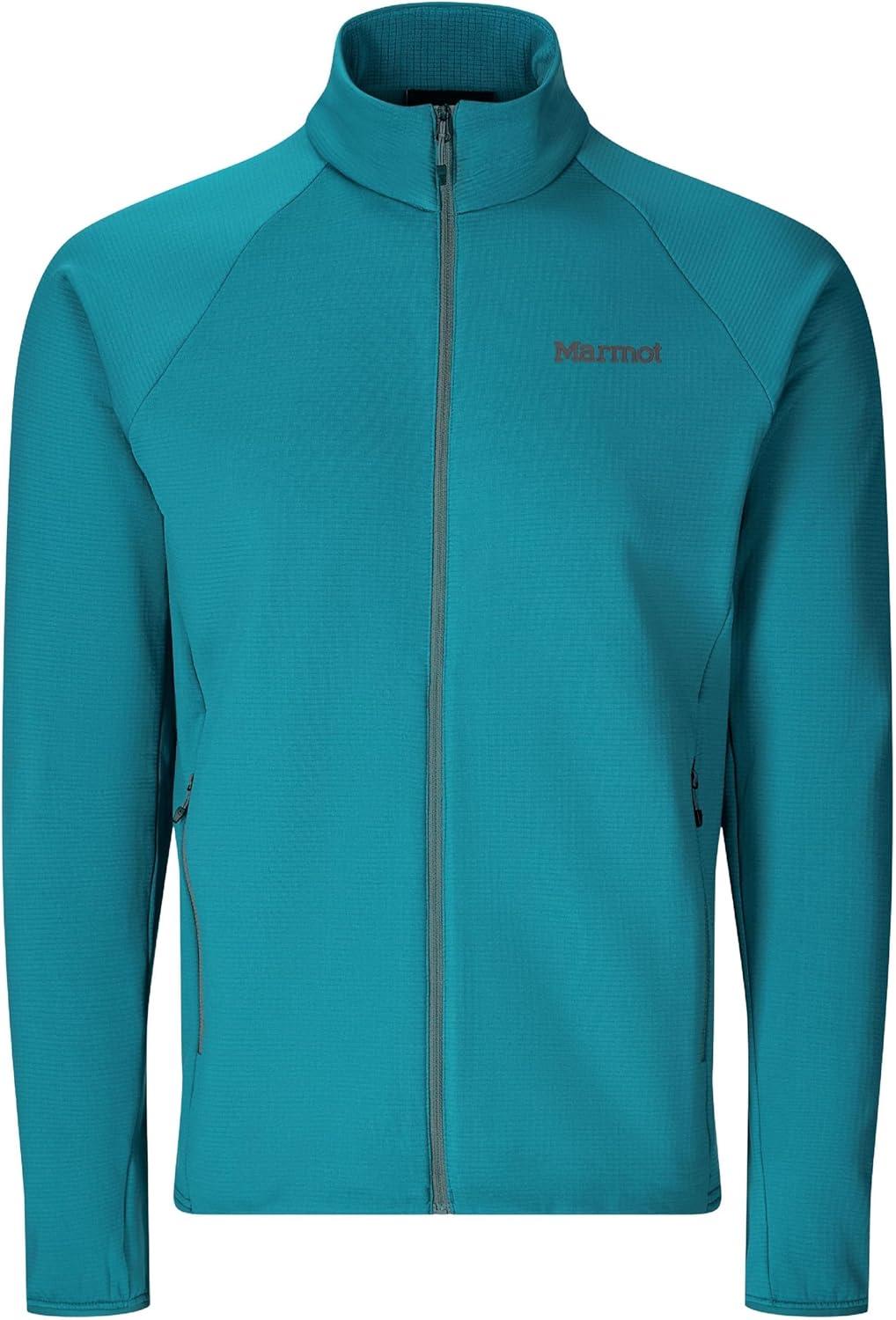 imageMARMOT Mens Leconte Fleece JacketEmerald Blue