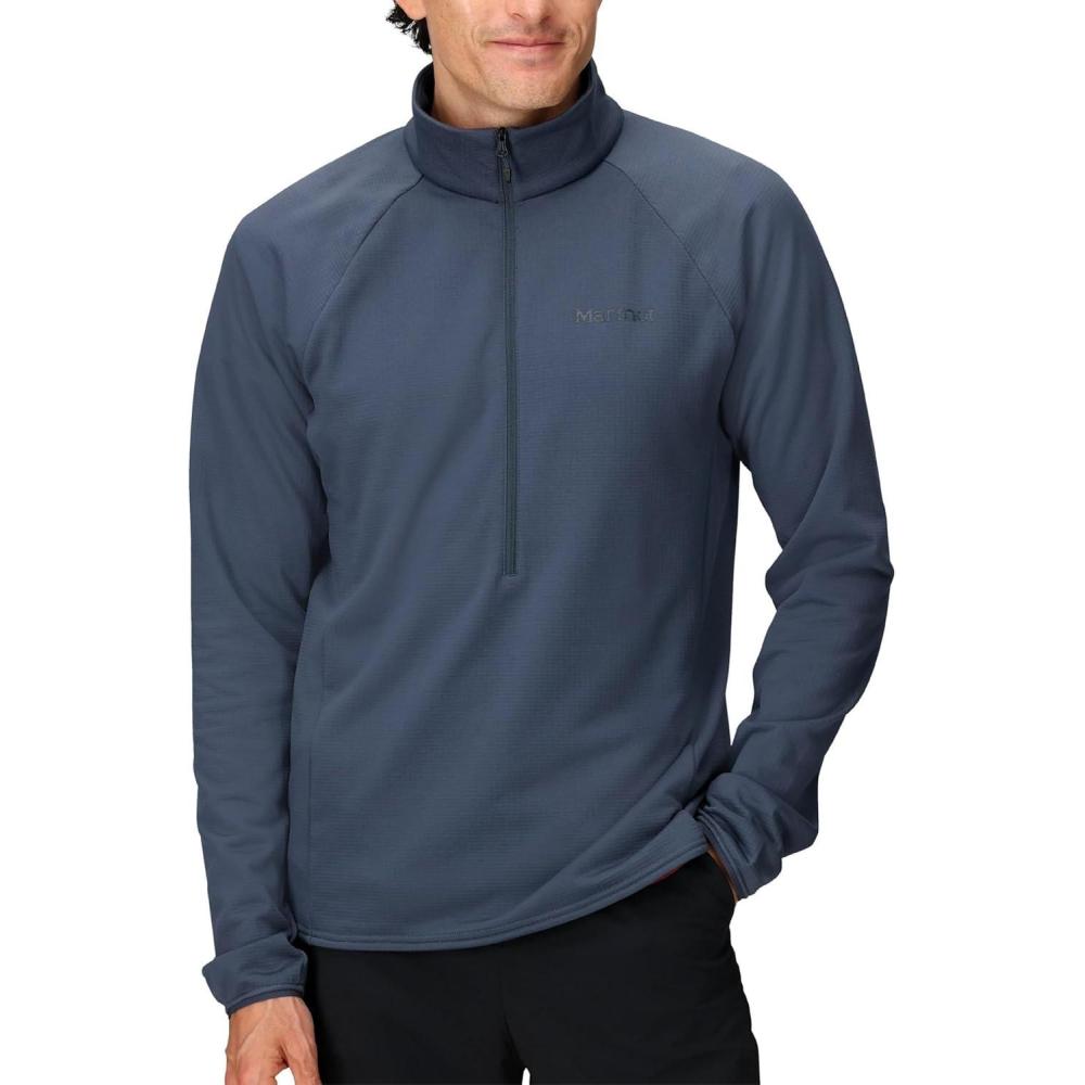 imageMARMOT Mens Leconte Fleece 12 Zip Pullover JacketThunderhead