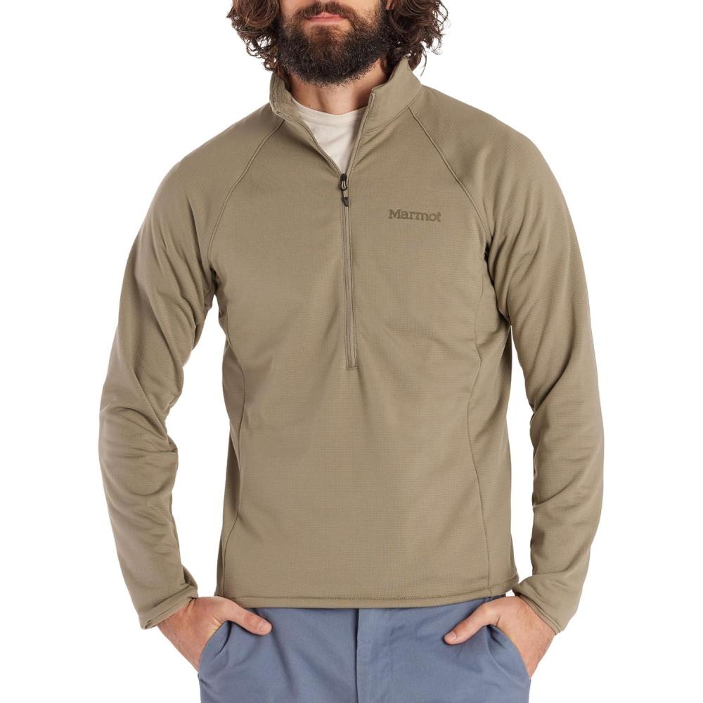 imageMARMOT Mens Leconte Fleece 12 Zip Pullover JacketVetiver