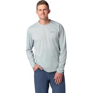 MARMOT Men’s Airexchange Upf 50 Crew Long Sleeve(Boulder Crack Frequency)