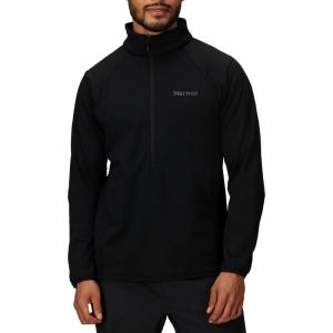 MARMOT Men’s Leconte Fleece 1/2 Zip Pullover Jacket(Black)