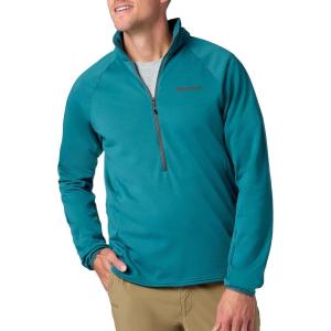MARMOT Men’s Leconte Fleece 1/2 Zip Pullover Jacket(Emerald Blue)