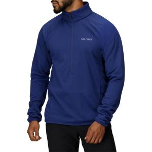 MARMOT Men’s Leconte Fleece 1/2 Zip Pullover Jacket(Twilight Blue)