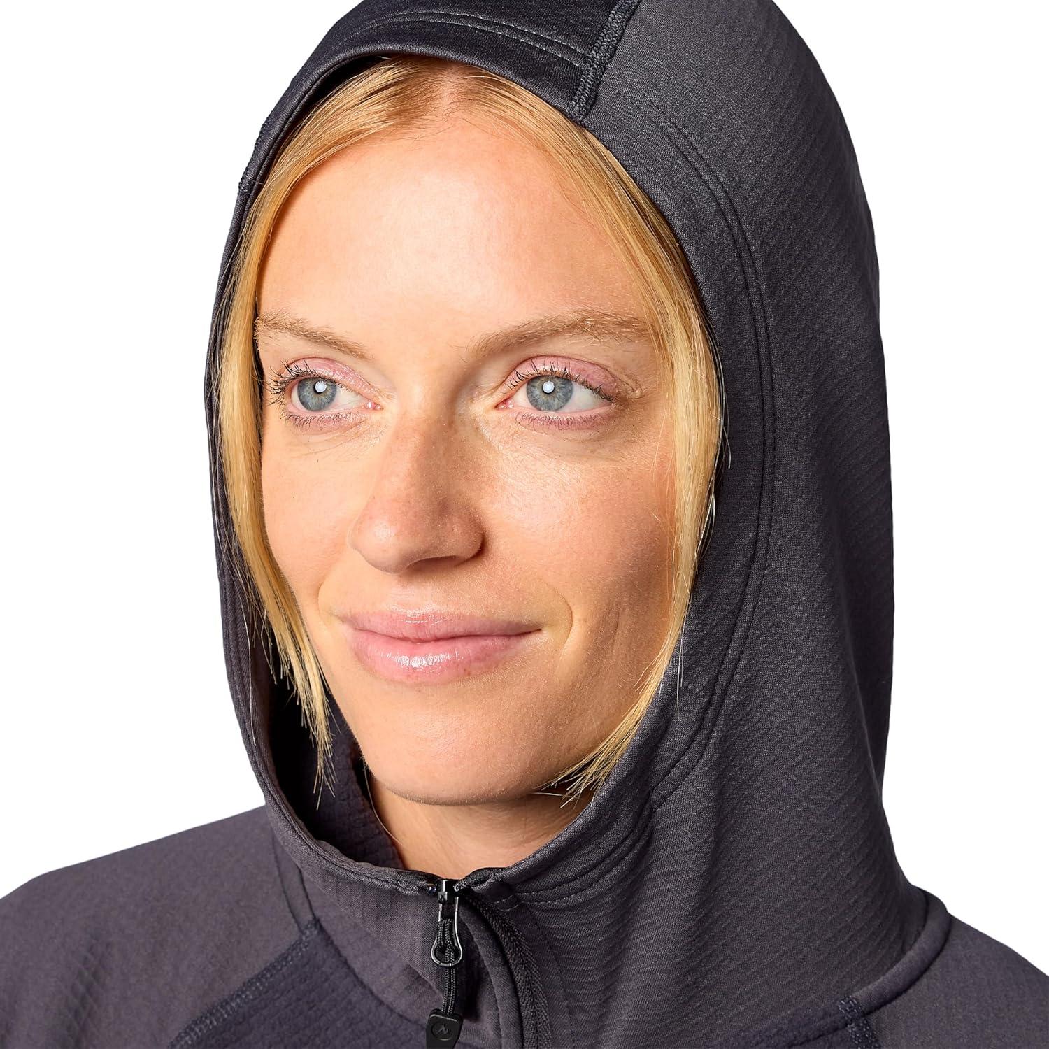 imageMARMOT Womens Rockbound Fleece HoodyBlackened