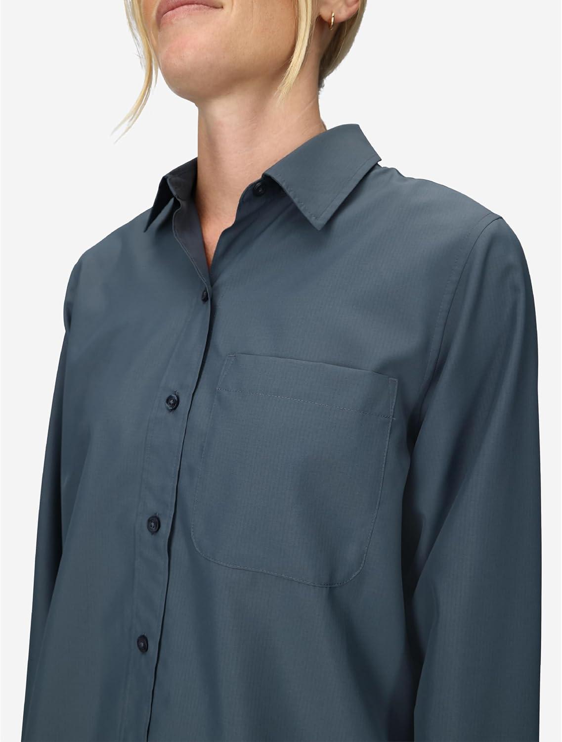 imageMarmot Womens Womens Airexchange UPF 40 Long Sleeve ShirtThunderhead