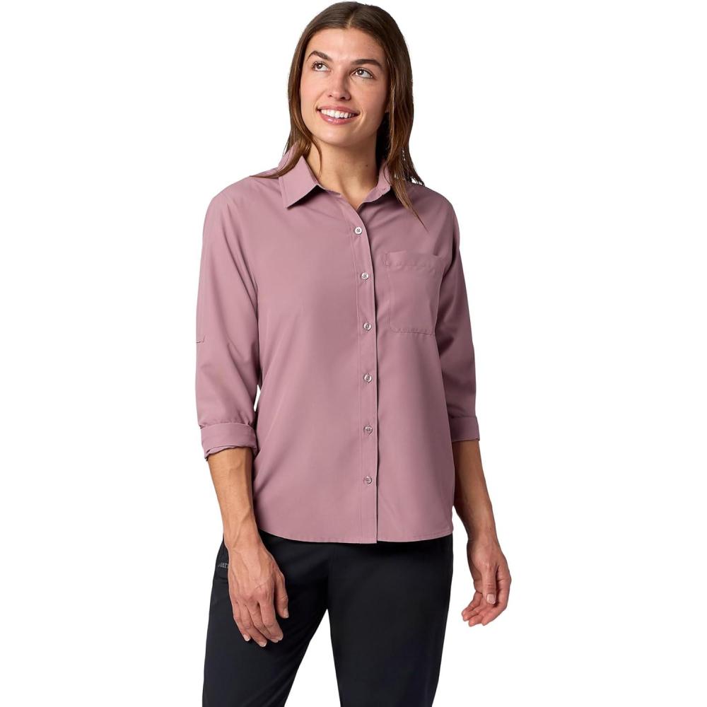imageMarmot Womens Womens Airexchange UPF 40 Long Sleeve ShirtLight Mauve
