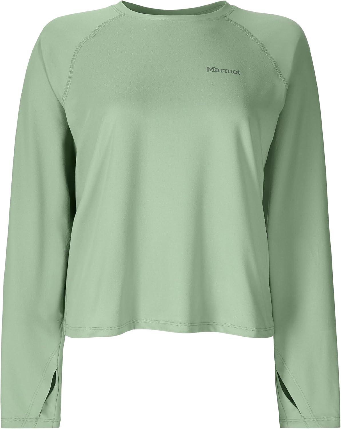 imageMarmot Womens Windridge Moisture Wicking Breathable UPF 50 Long Sleeve ShirtAgate Green