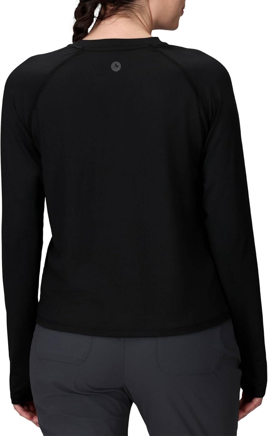 imageMarmot Womens Windridge Moisture Wicking Breathable UPF 50 Long Sleeve ShirtBlack