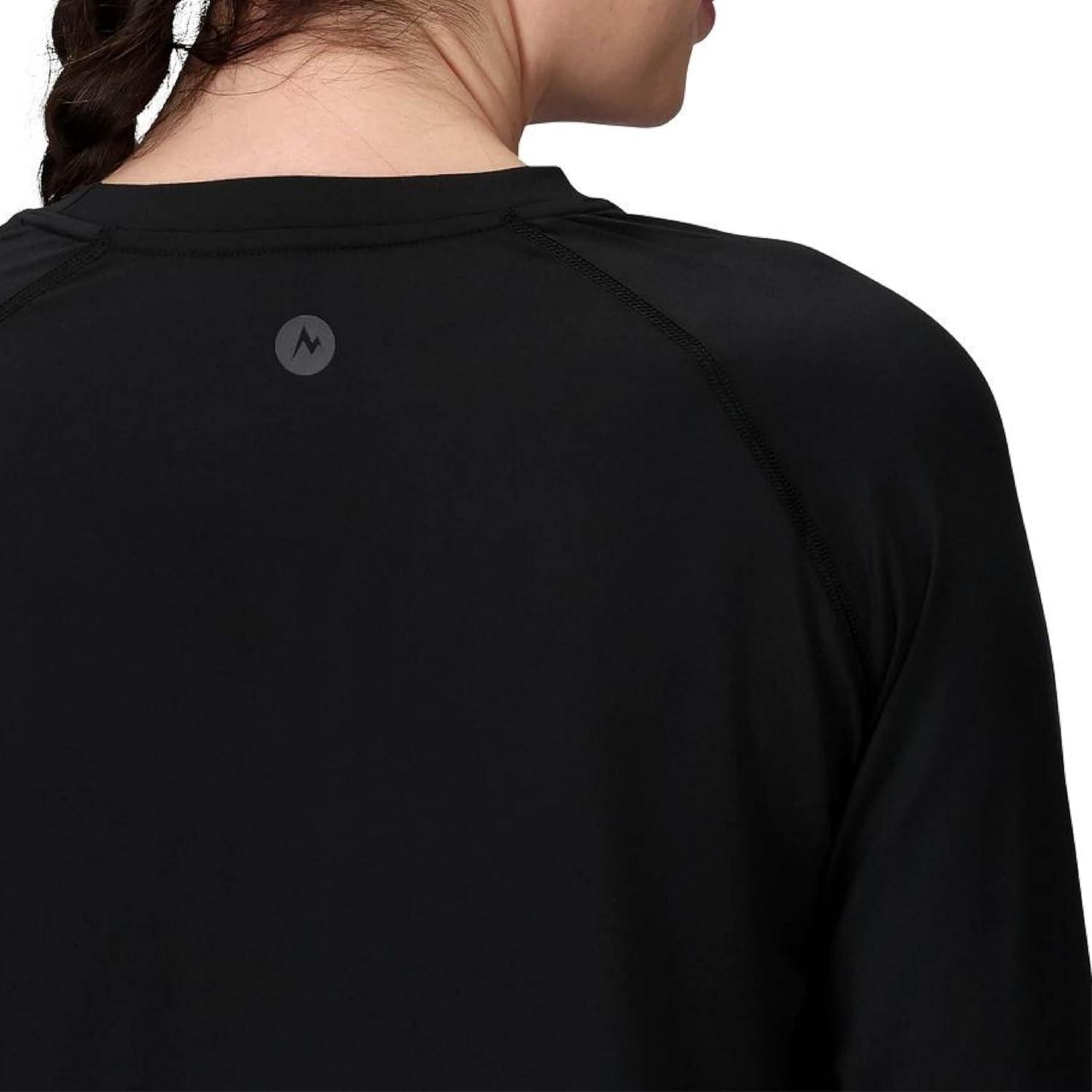 imageMarmot Womens Windridge Moisture Wicking Breathable UPF 50 Long Sleeve ShirtBlack