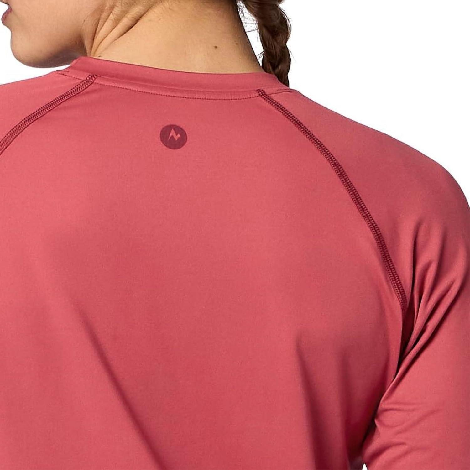 imageMarmot Womens Windridge Moisture Wicking Breathable UPF 50 Long Sleeve ShirtDried Rose
