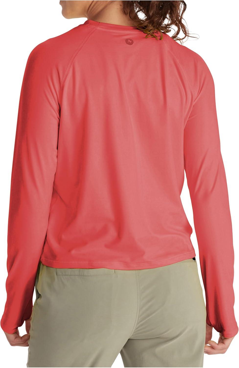 imageMarmot Womens Windridge Moisture Wicking Breathable UPF 50 Long Sleeve ShirtGrapefruit