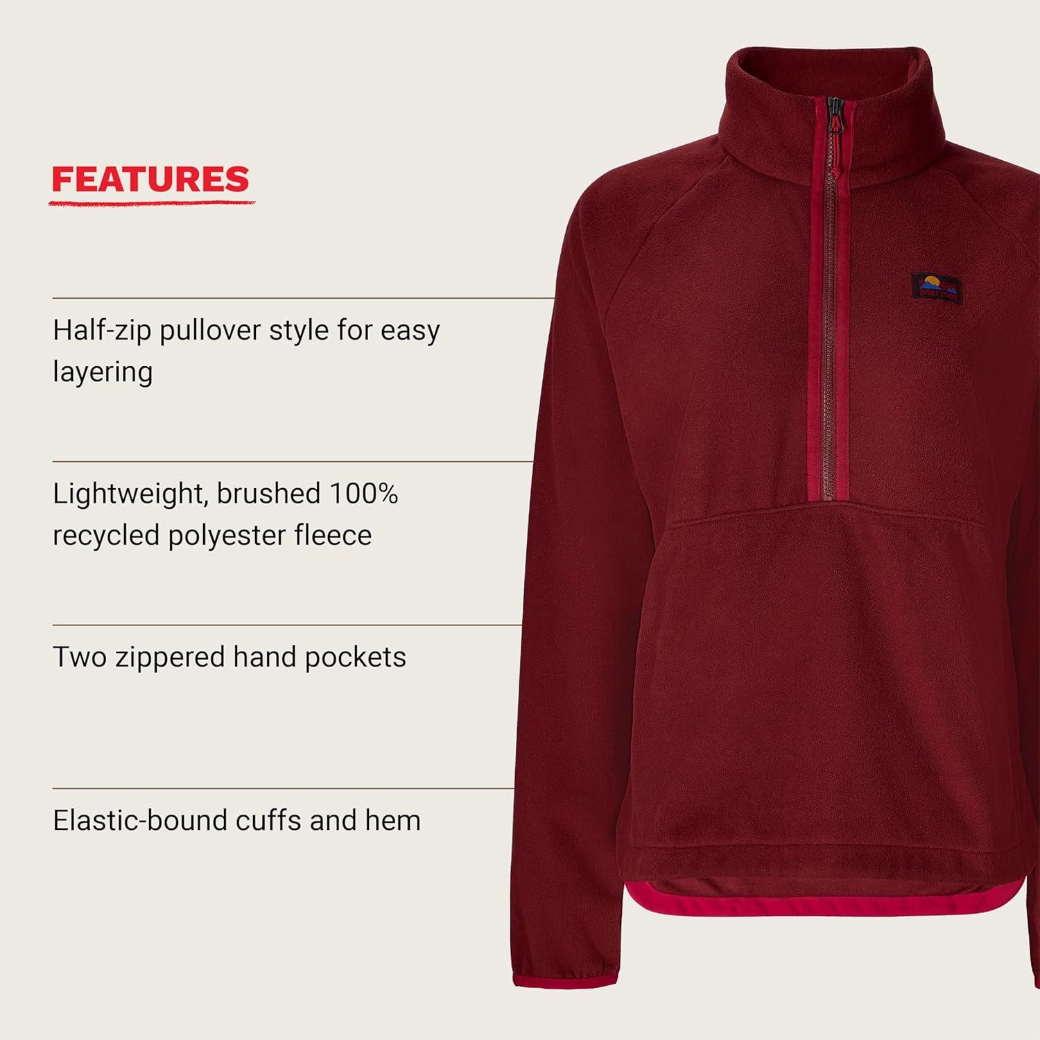 imageMARMOT Womens Womens Upward Fleece PulloverAcai Berry