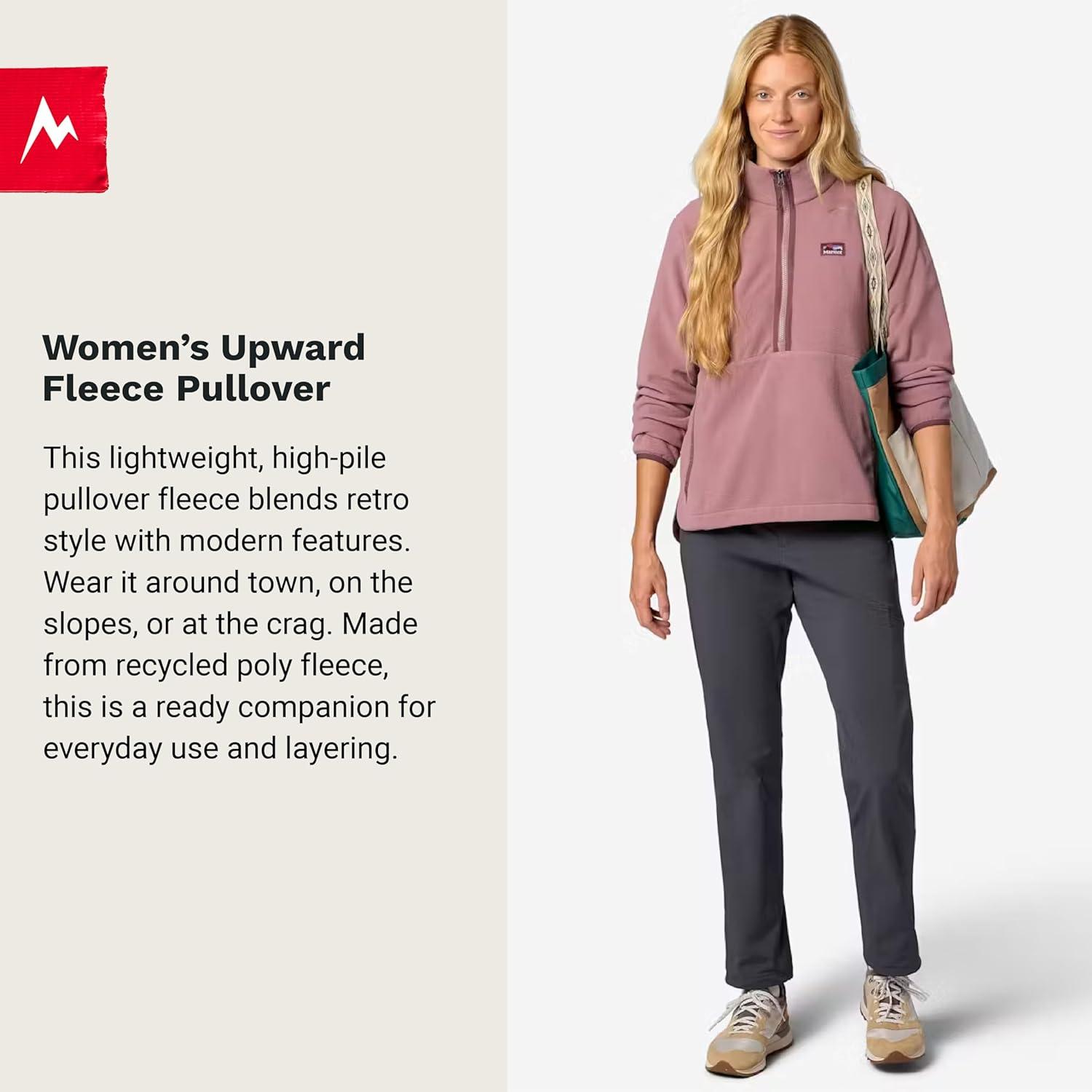 imageMARMOT Womens Womens Upward Fleece PulloverLight Mauve
