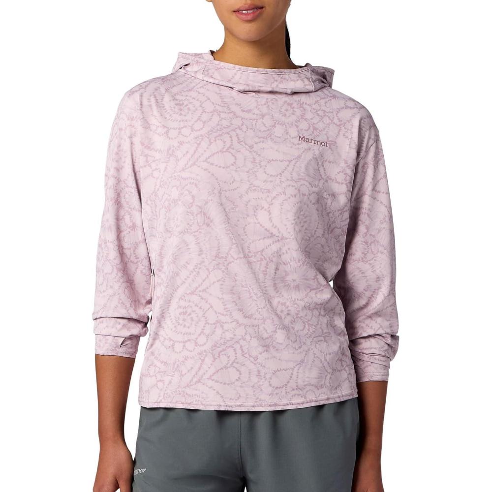 imageMARMOT Womens AirExchange UPF 50 Hoody Dust Twirl XLarge