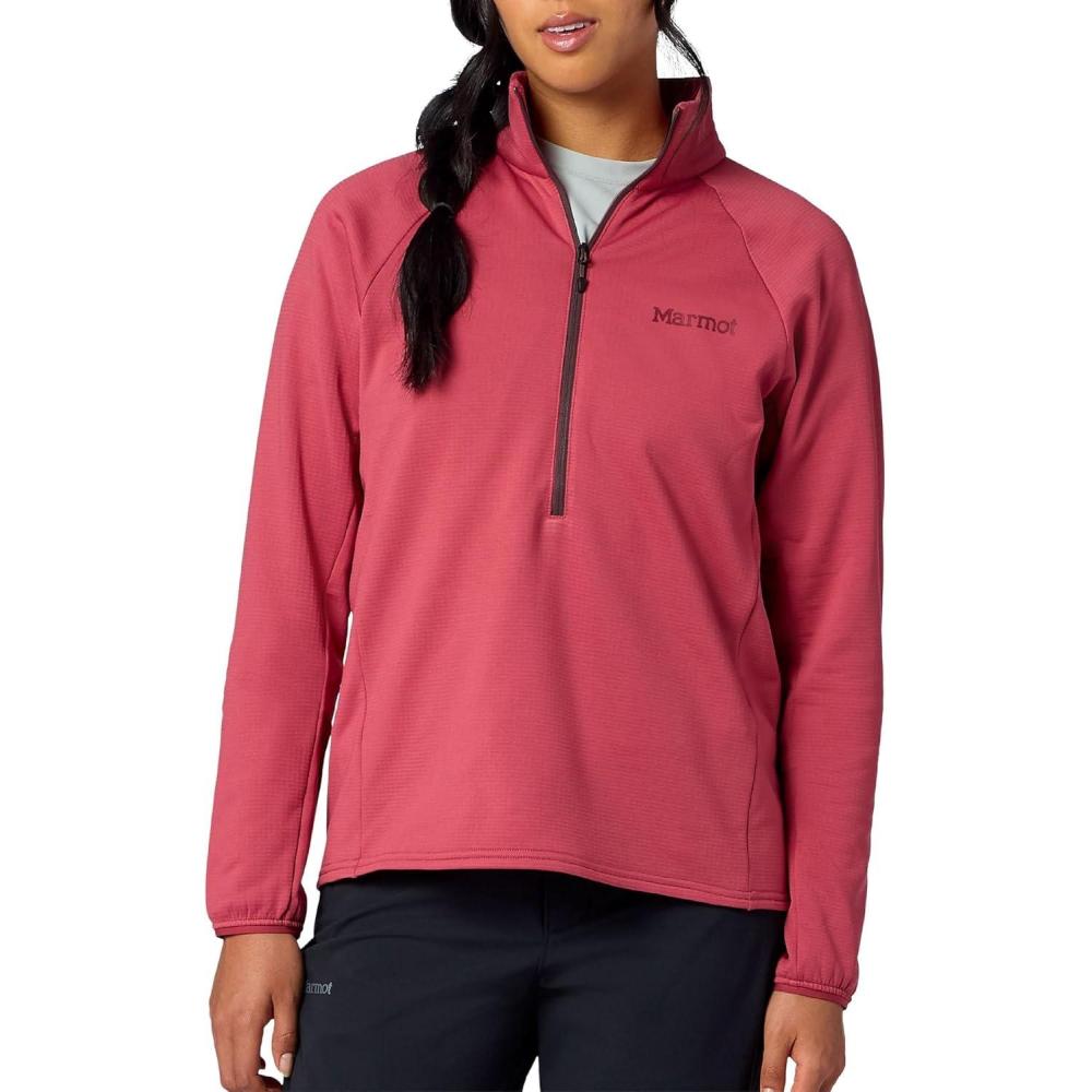 imageMARMOT Womens Leconte 12 Zip Fleece JacketDried Rose