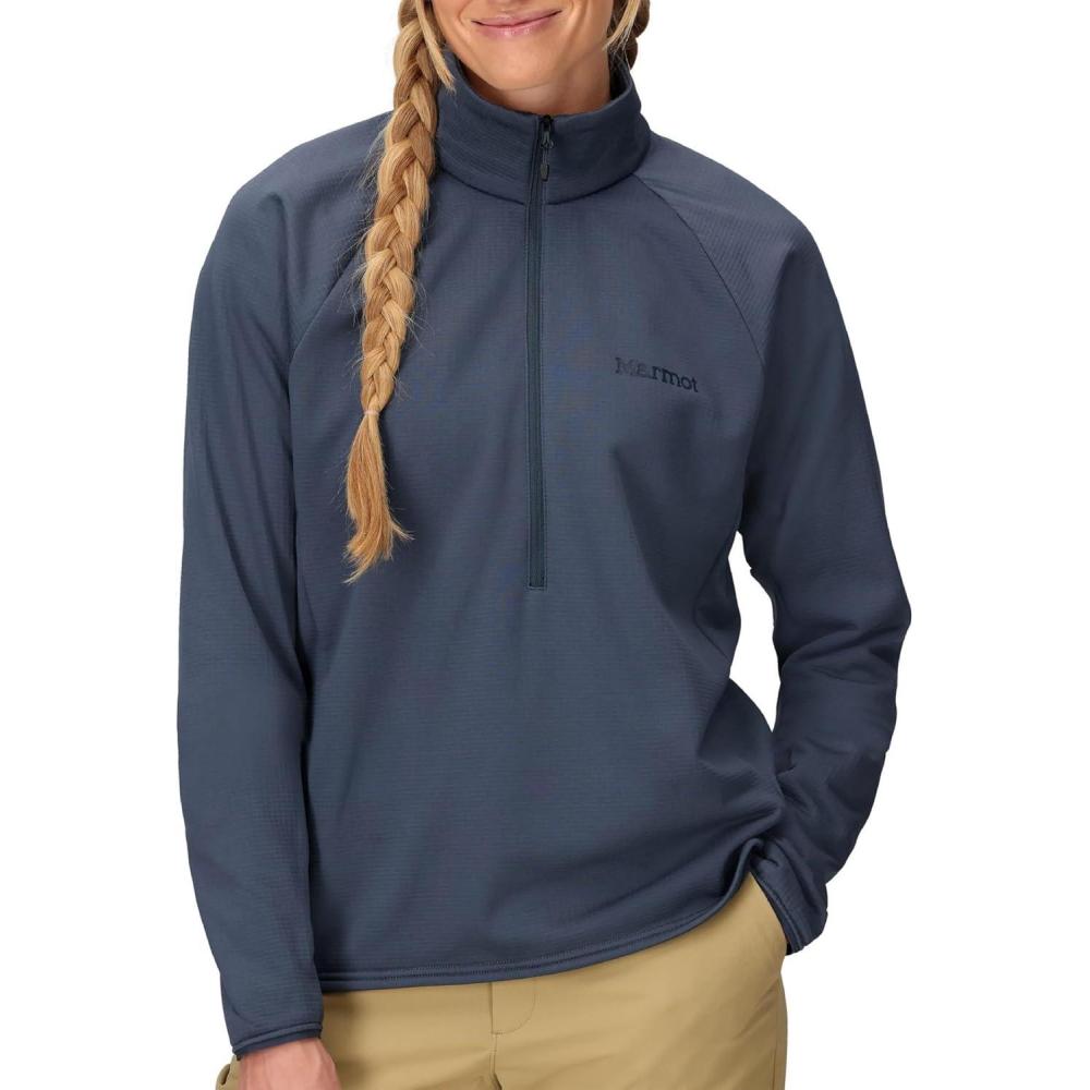 imageMARMOT Womens Leconte 12 Zip Fleece JacketThunderhead