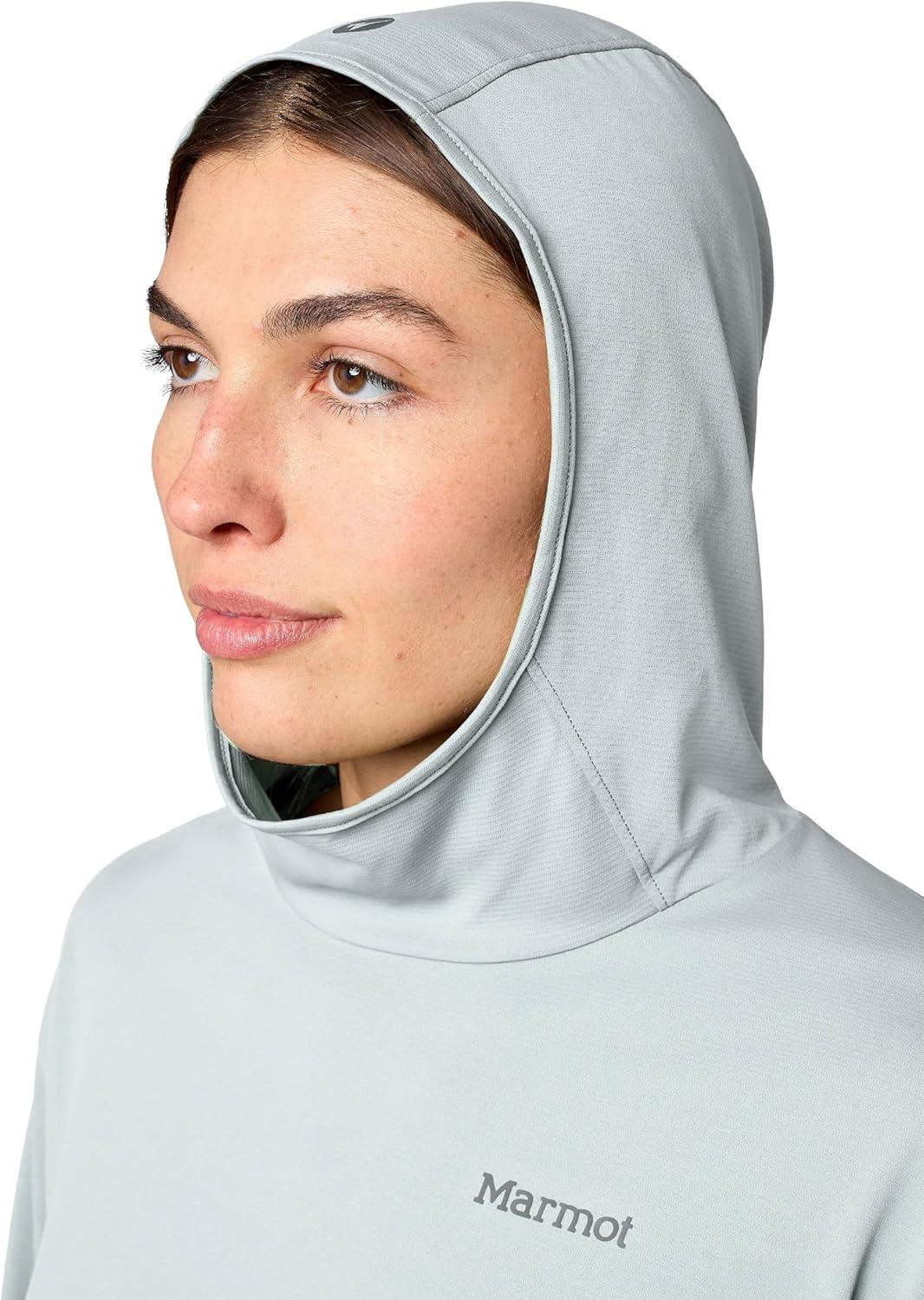 imageMARMOT Womens AirExchange UPF 50 Hoody Boulder Crack Large