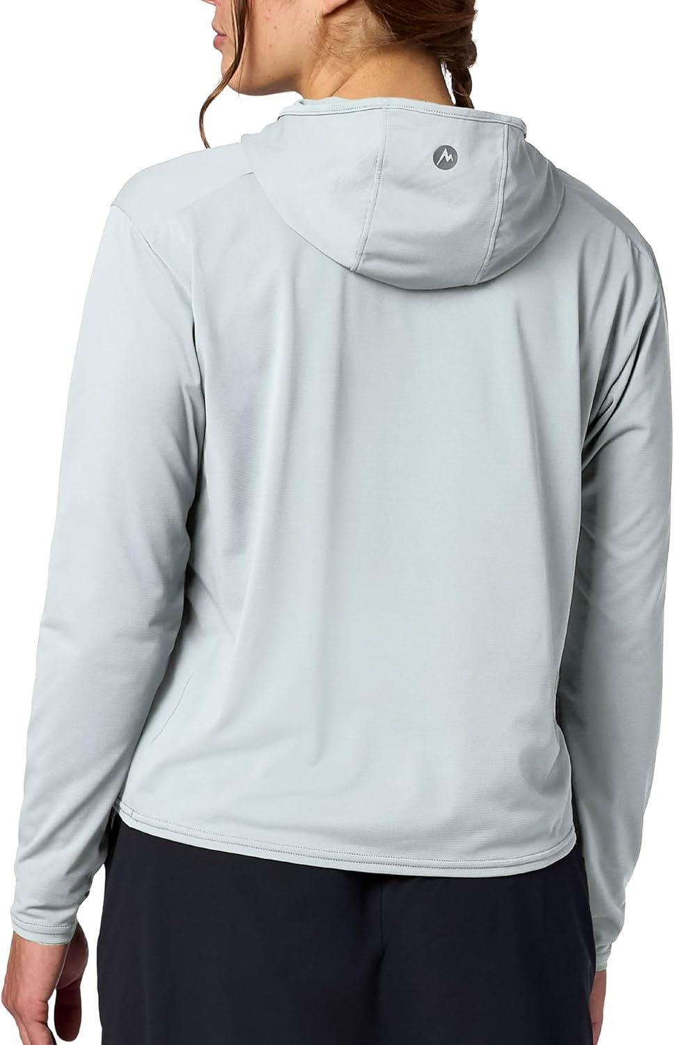 imageMARMOT Womens AirExchange UPF 50 Hoody Boulder Crack Large