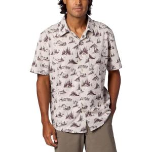 MARMOT AirExchange Short Sleeve Shirt(Birch Bark Lake Side Campout)