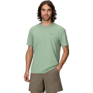 MARMOT AirExchange SolarShield Crew Short Sleeve(Agate Green)