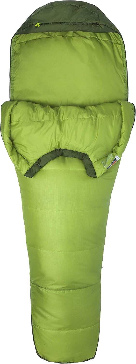 image:imageMARMOT Mens Trestles 30F Sleeping Bag Insulated WaterResistant RightZip Regular Green LichenGreenland
