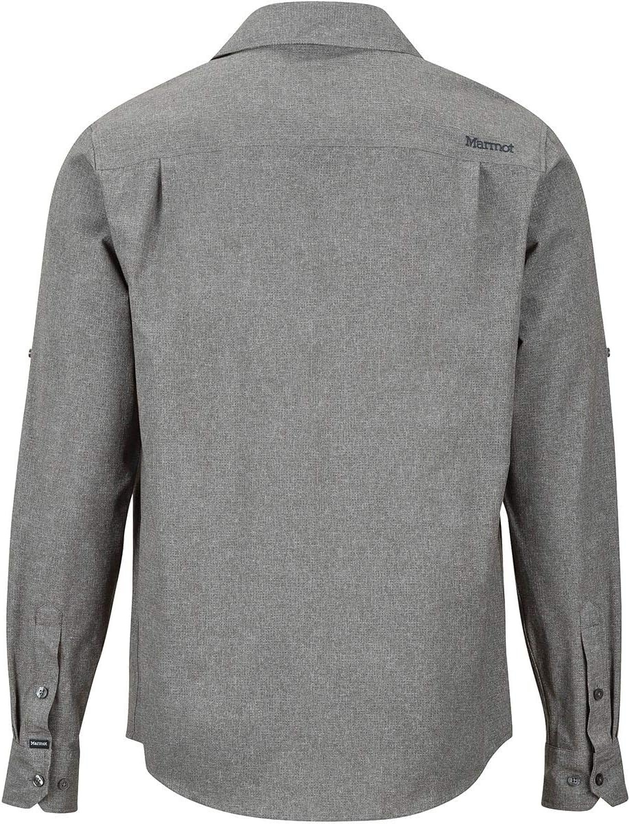 image:imageMarmot Mens Aerobora Long Sleeve Button Down Shirt Arctic Navy MediumCinder