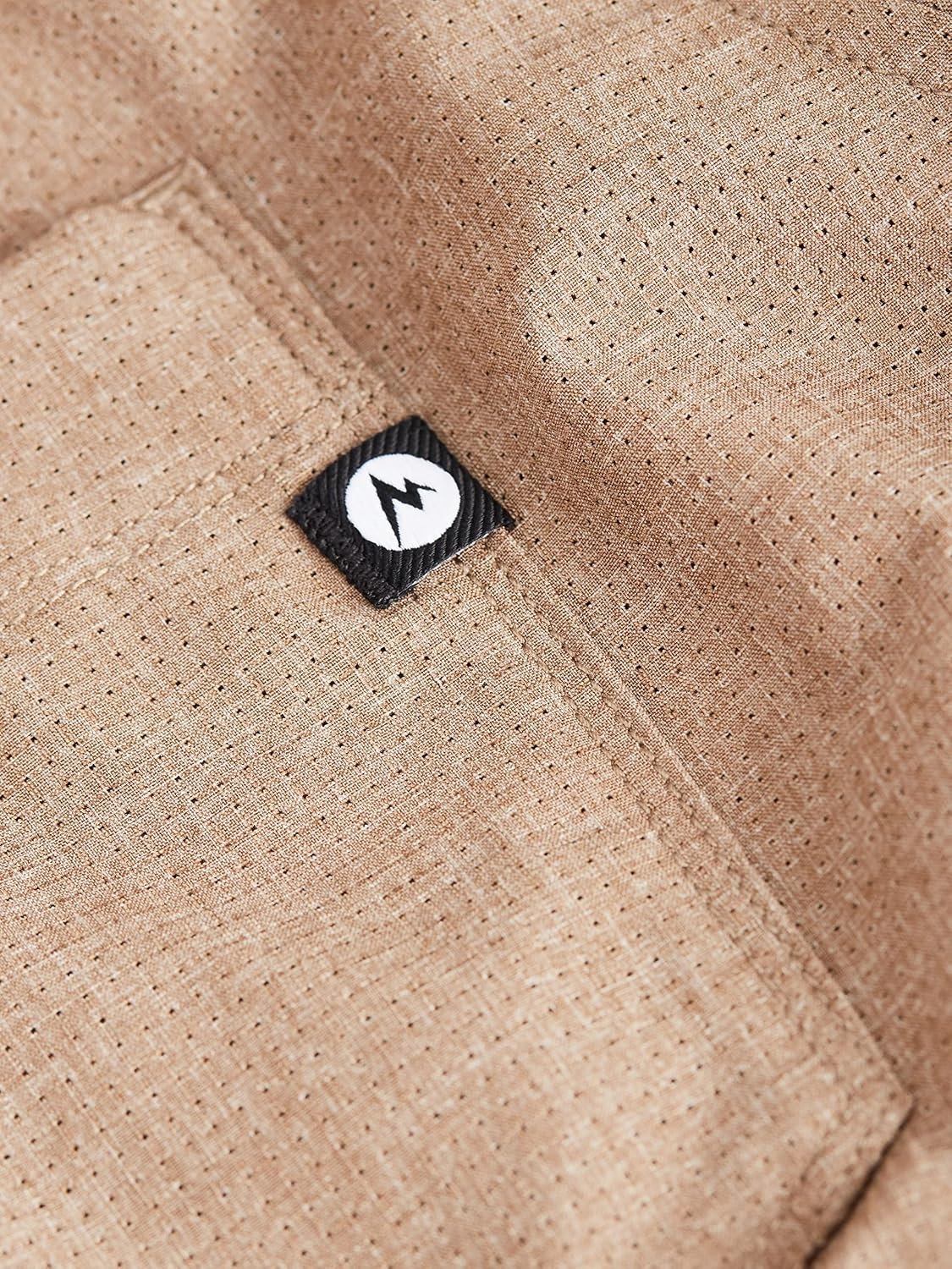 image:imageMarmot Mens Aerobora Long Sleeve Button Down Shirt Arctic Navy MediumDesert Khaki
