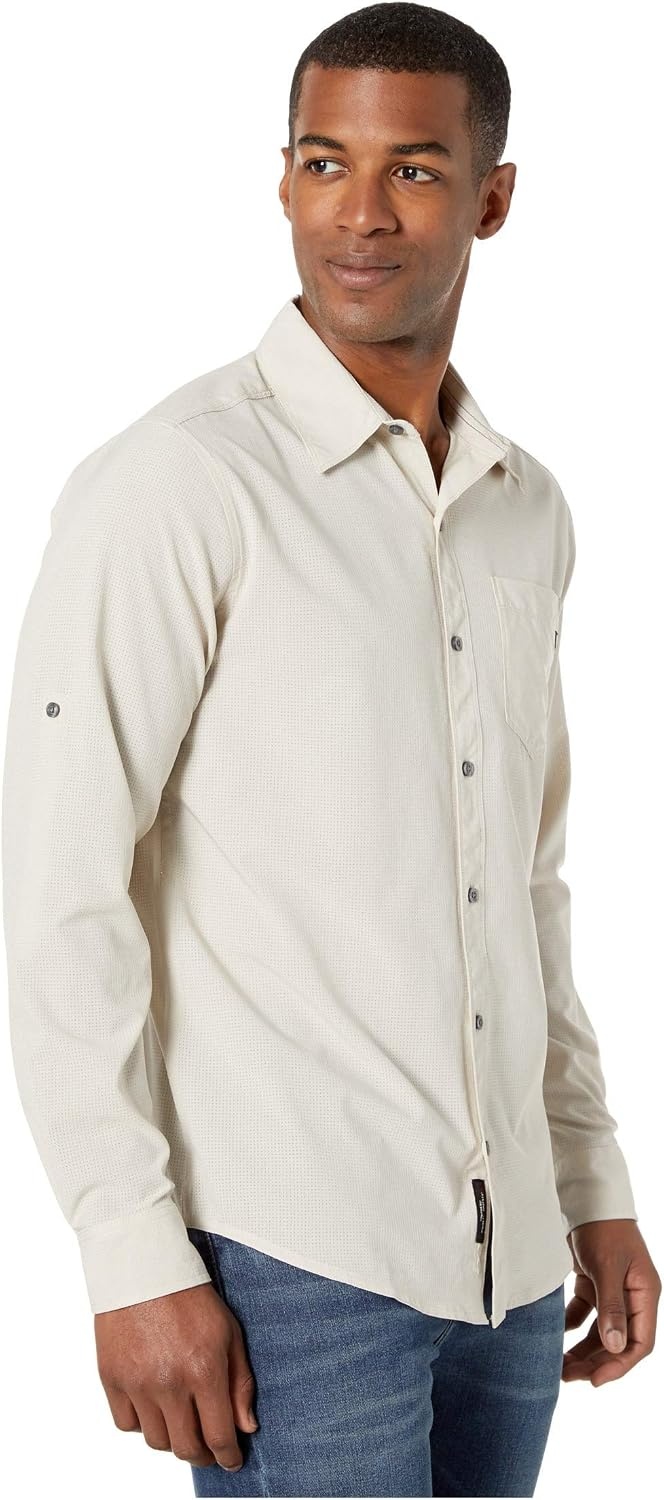image:imageMarmot Mens Aerobora Long Sleeve Button Down Shirt Arctic Navy MediumMoon