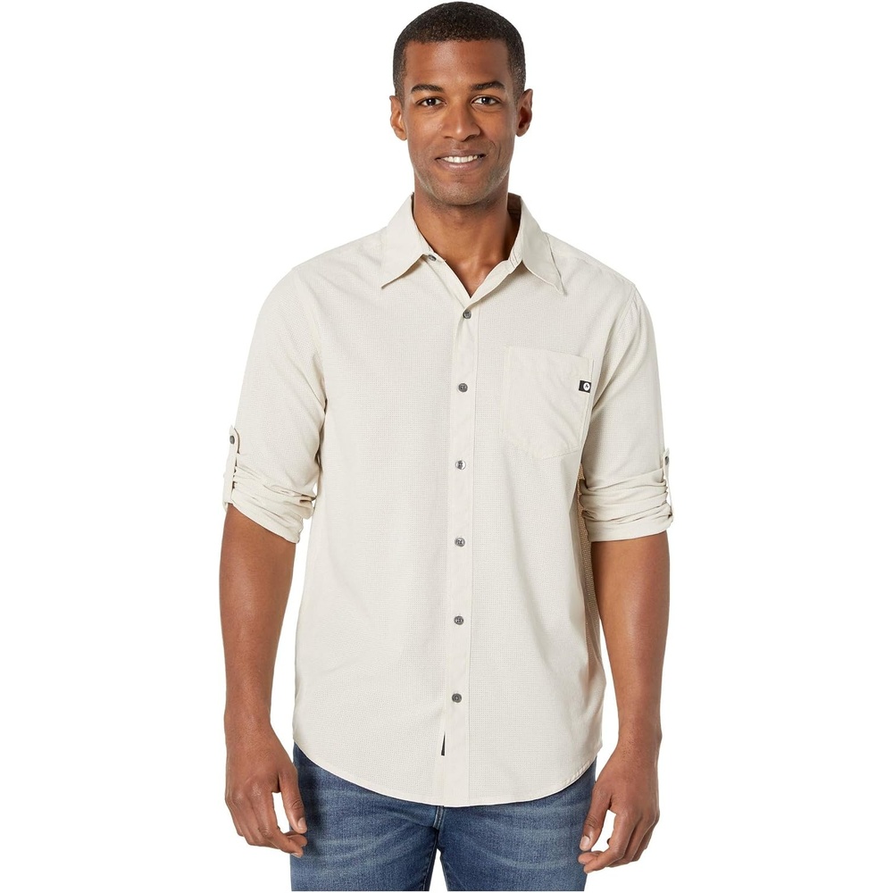 image:imageMarmot Mens Aerobora Long Sleeve Button Down Shirt Arctic Navy MediumMoon