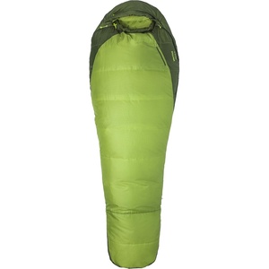 MARMOT Men’s Trestles 30°F Sleeping Bag – Insulated, Water-Resistant, Right-Zip (Regular), Green Lichen/Greenland