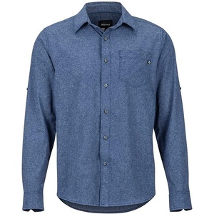 Marmot Men’s Aerobora Long Sleeve Button Down Shirt, Arctic Navy, Medium(Arctic Navy)