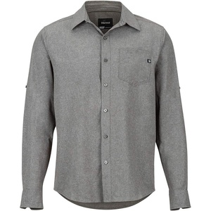 Marmot Men’s Aerobora Long Sleeve Button Down Shirt, Arctic Navy, Medium(Cinder)