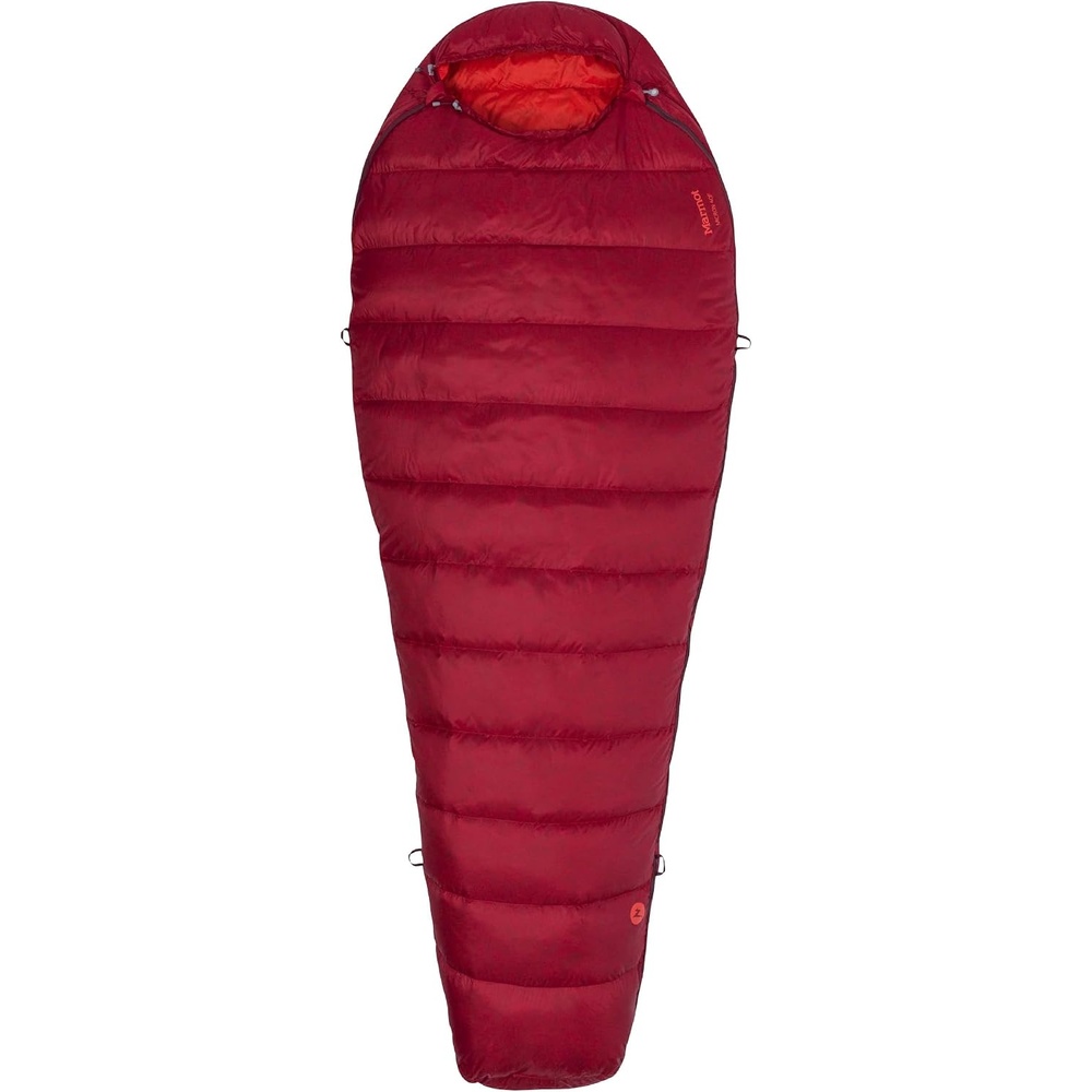 image:imageMarmot Micron 40 Sleeping Bag  WaterResistent Packable Breathable Sienna RedTomato Regular